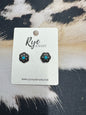Mini Flower Turquoise Stud
