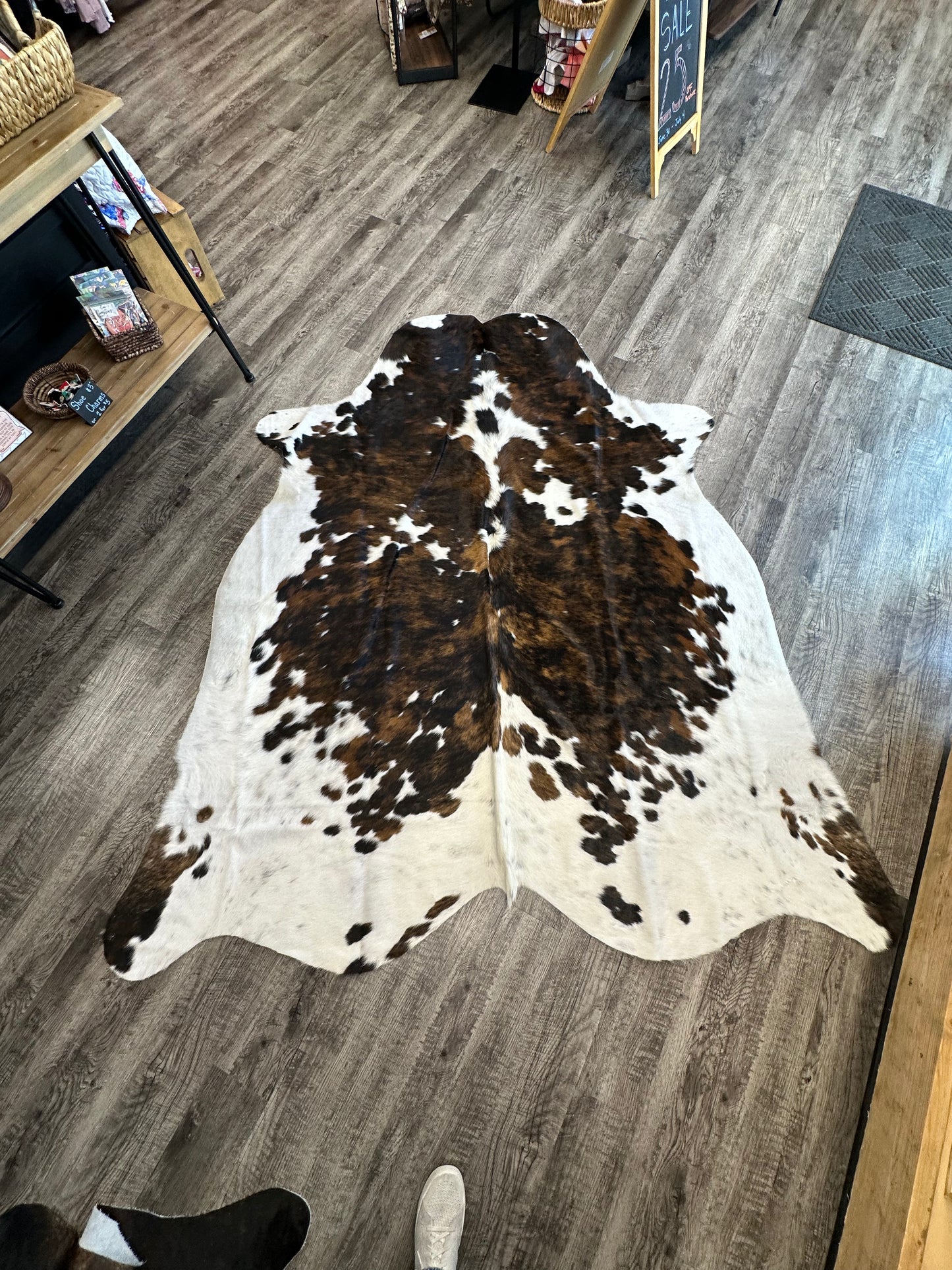 Tricolor Cowhide Rug
