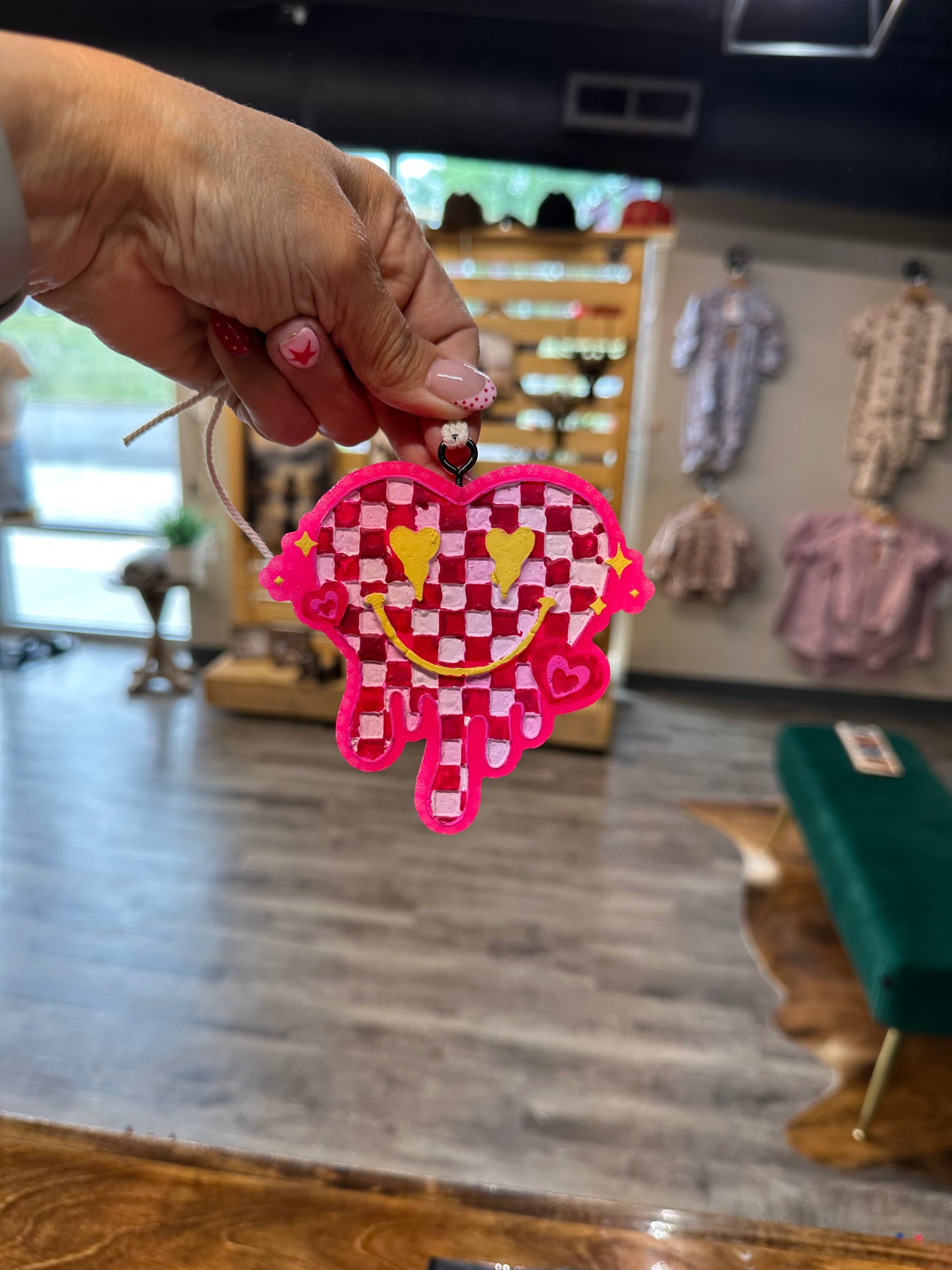 Pink Heart Freshie