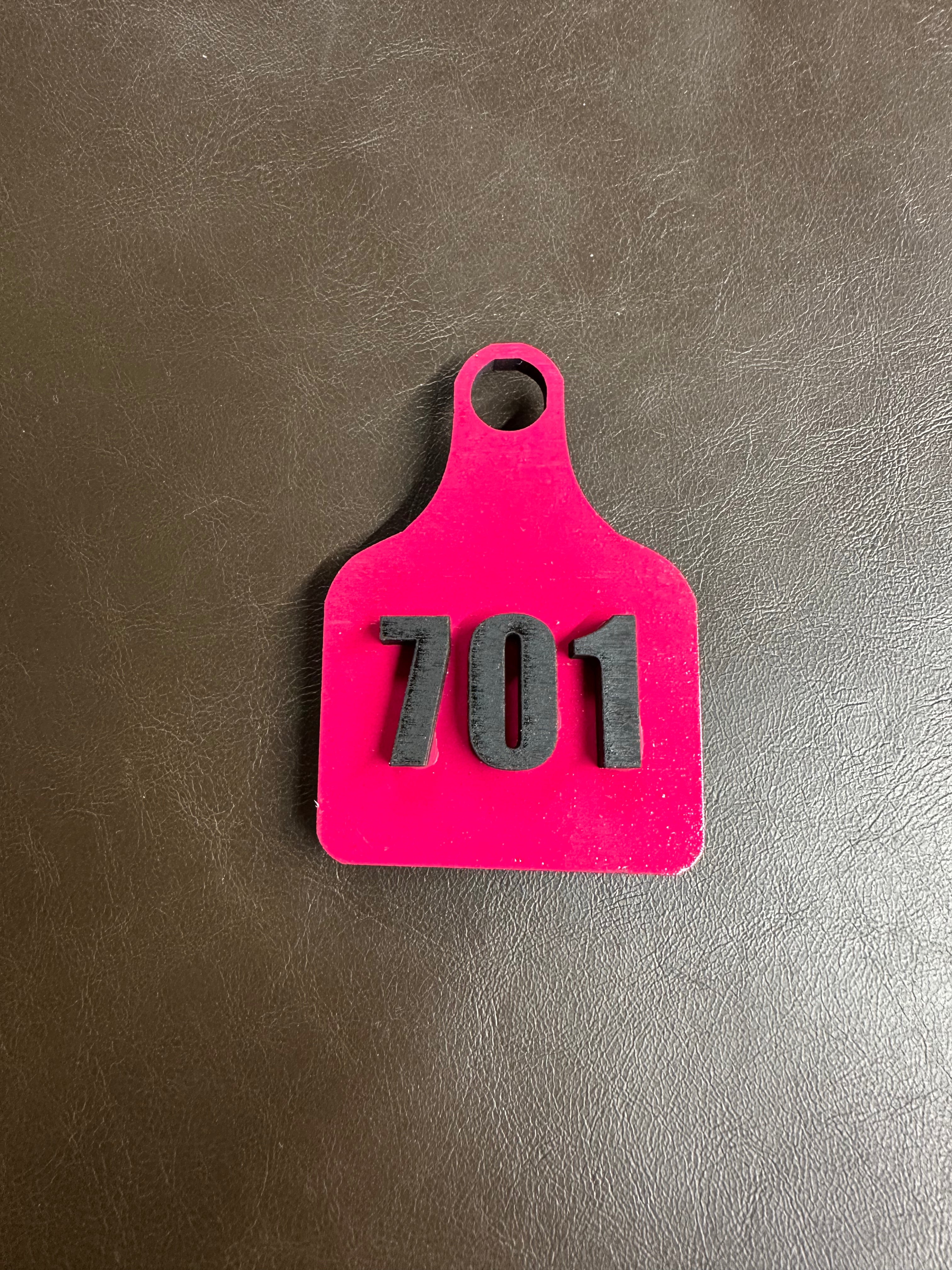 Cow Tag Magnets