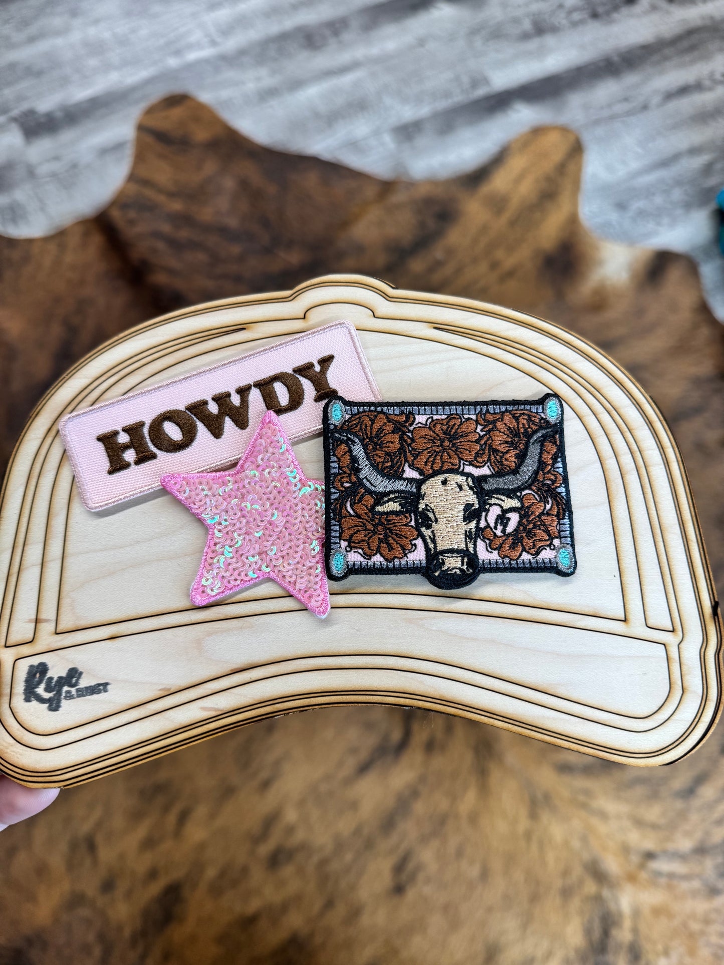 Howdy Longhorn Patch Pack