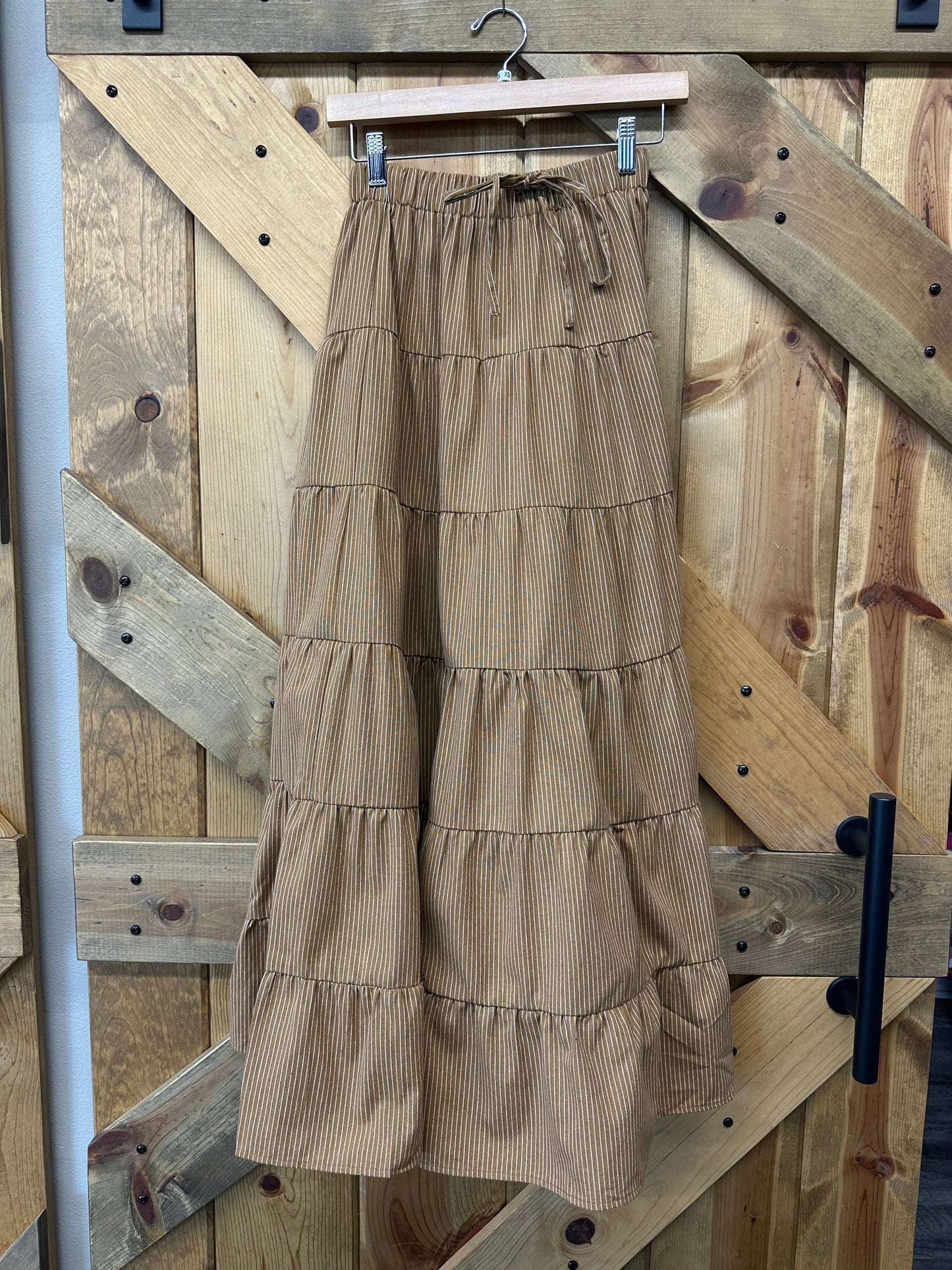 Drawstring Boho Skirt