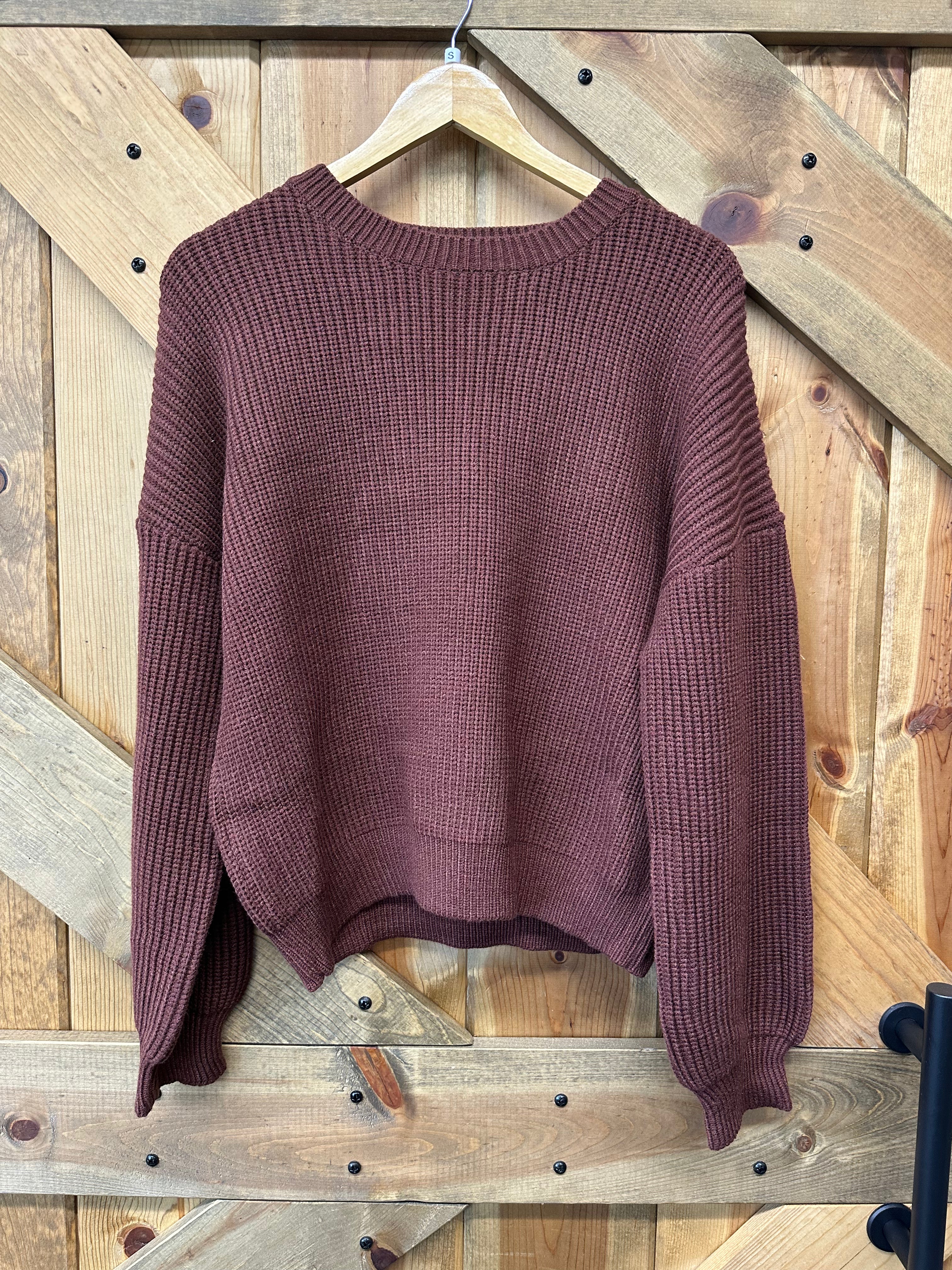 Oversized Sweater in Maple