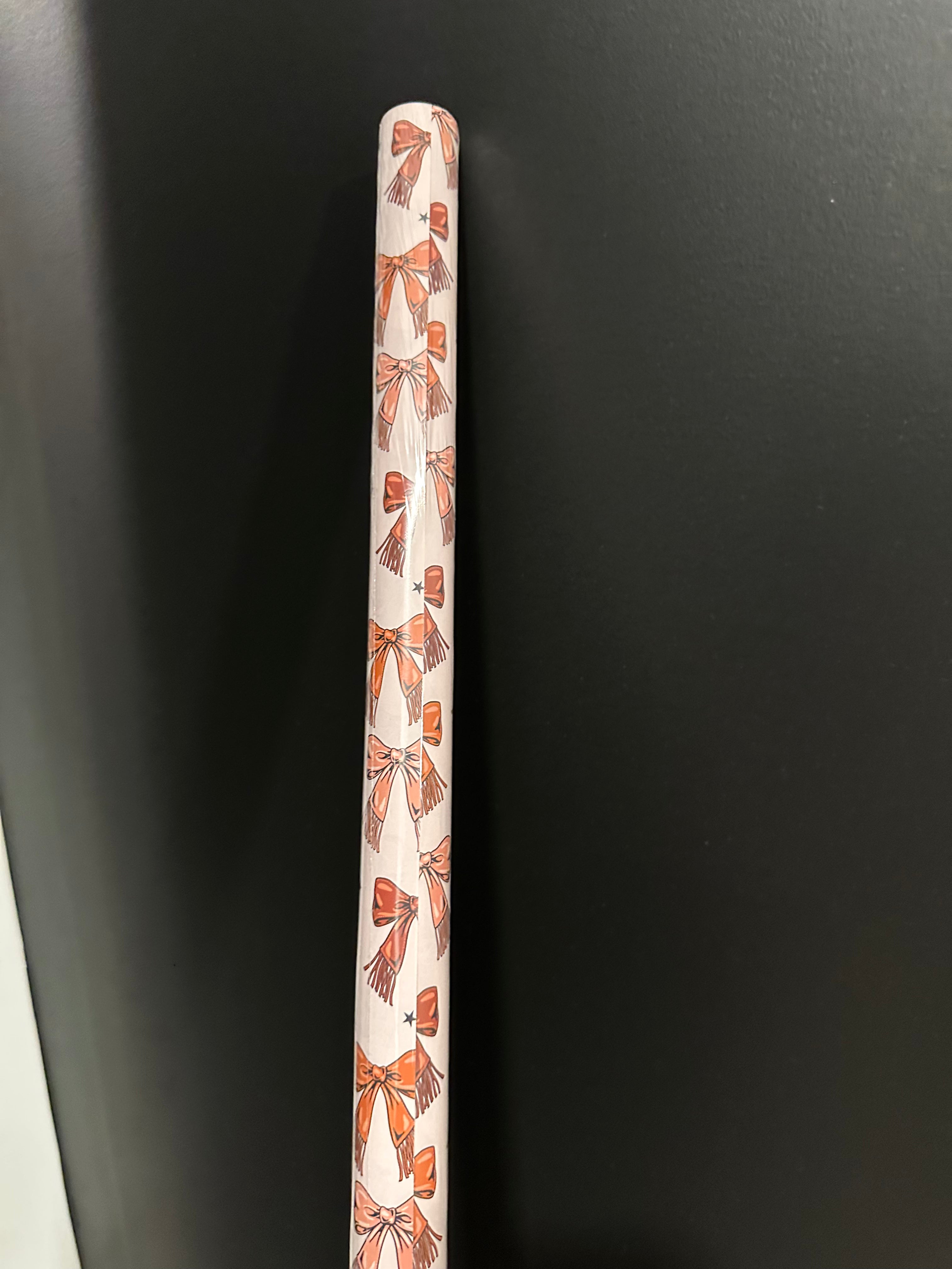 Western Bows Wrapping Paper