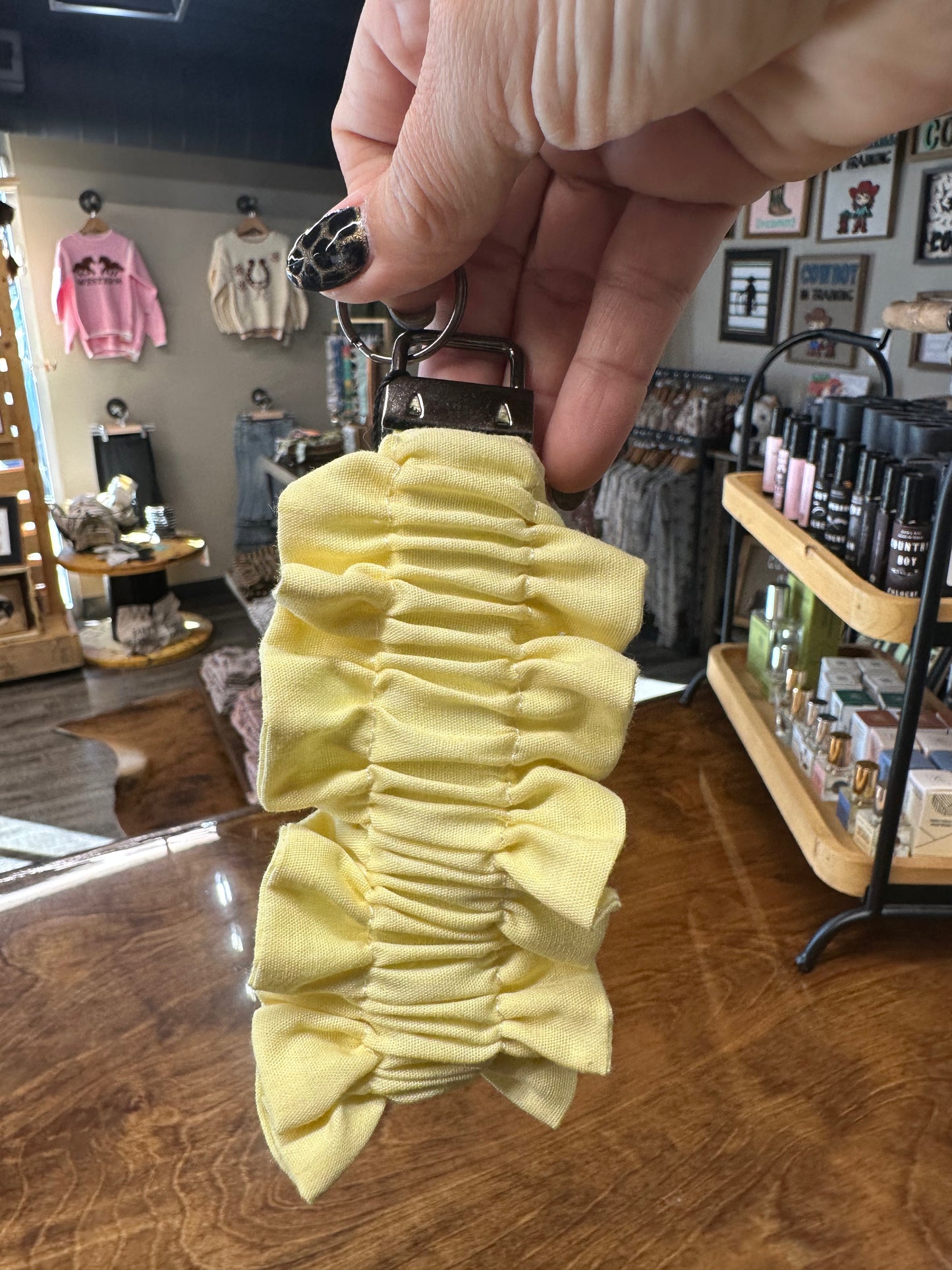 Scrunchie Key Chains