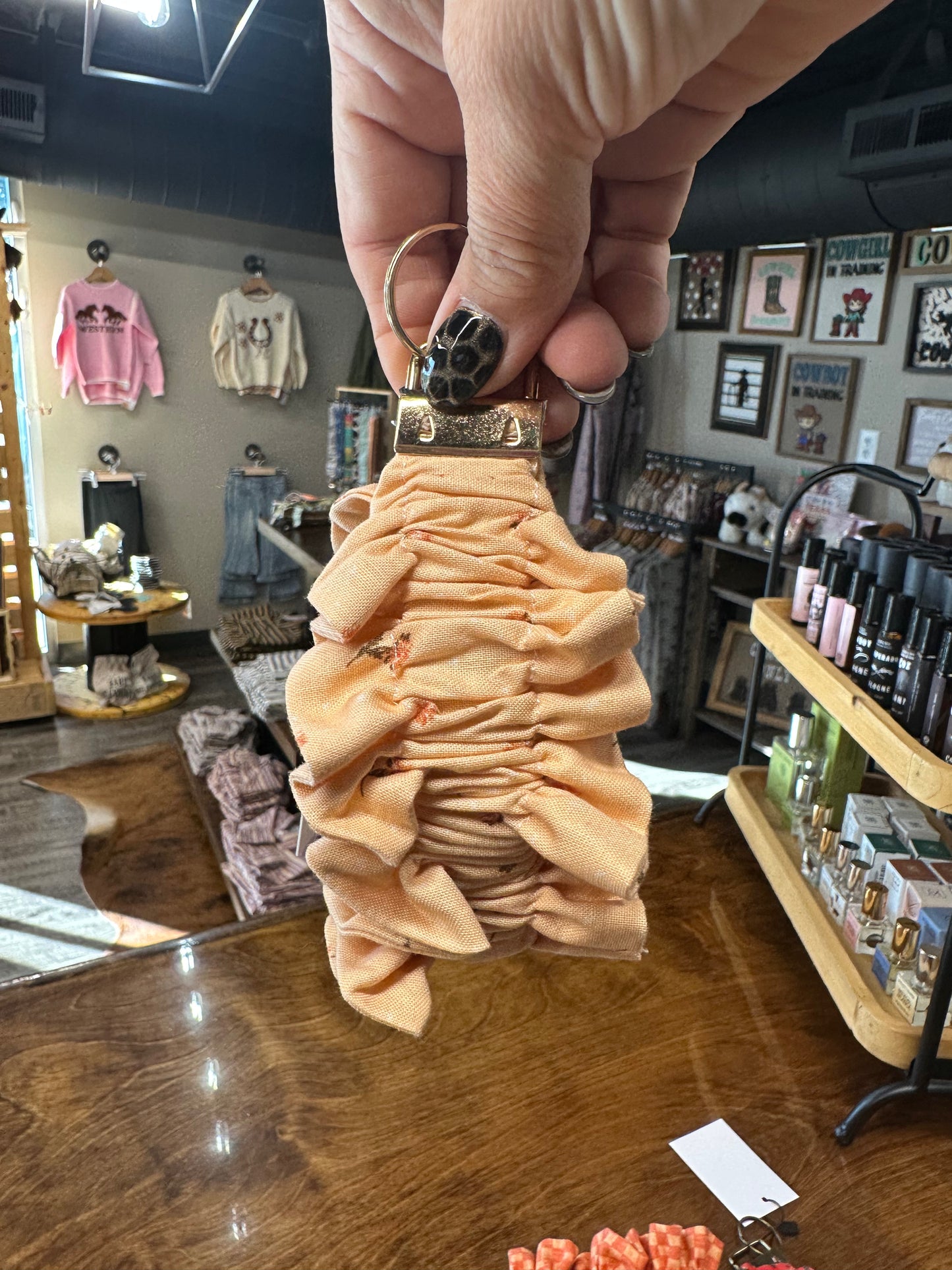 Scrunchie Key Chains