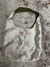 Tan & Olive Hobo Bag