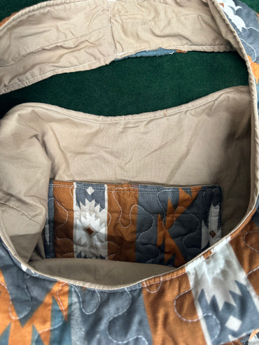 Aztec Hobo Bag Taupe