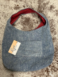 Denim Hobo Bag