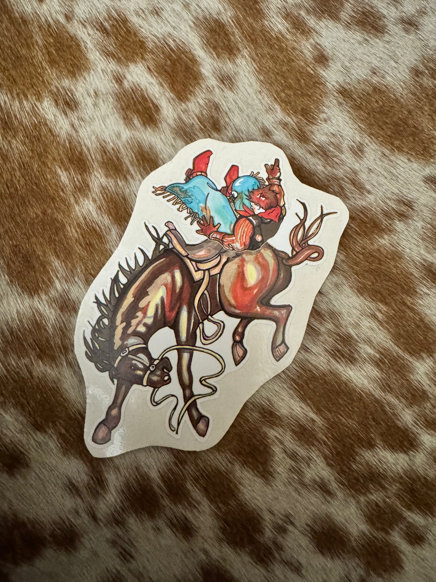 Bucking Horse 2 Sticker