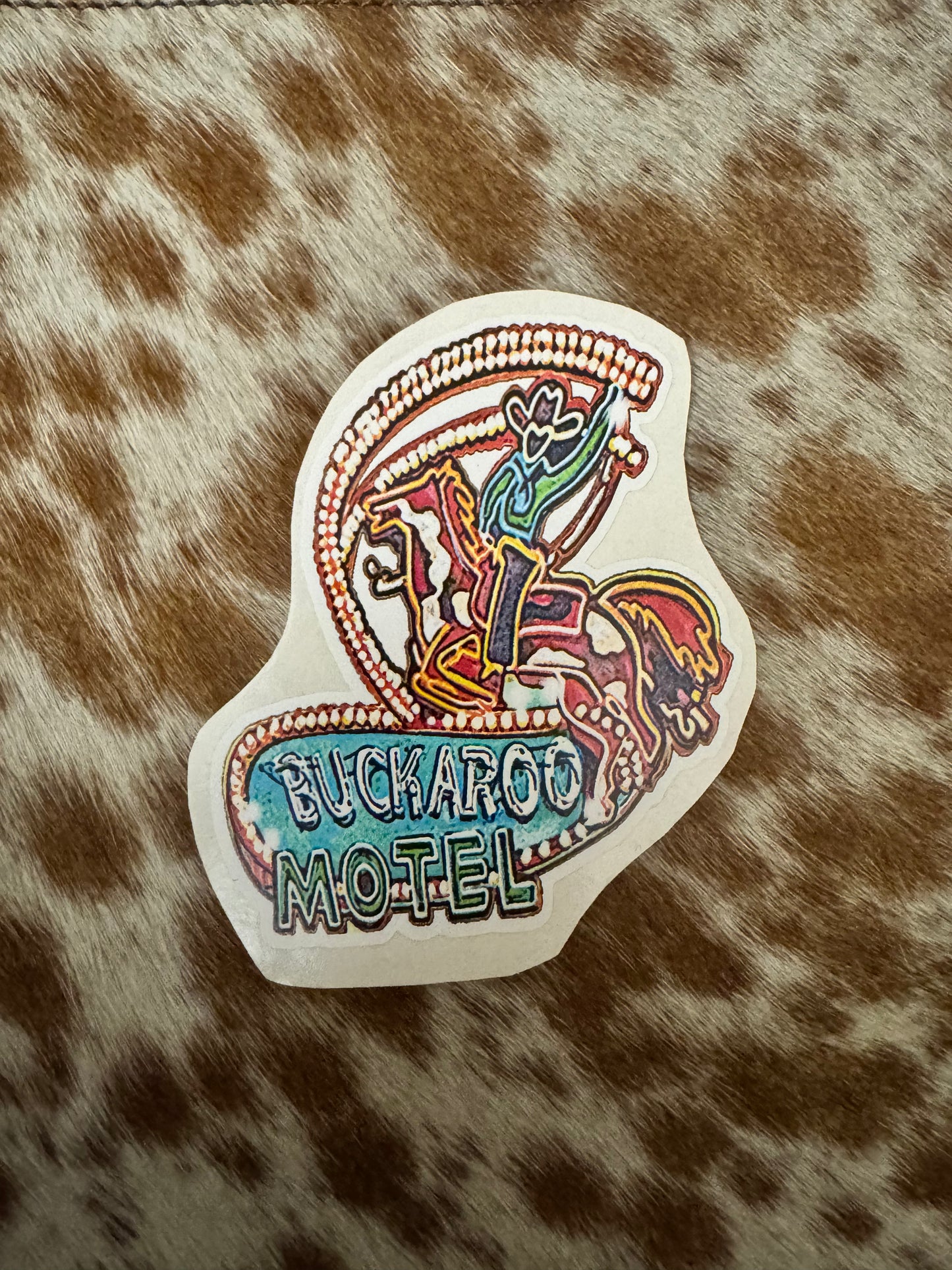 Buckaroo Motel Sticker