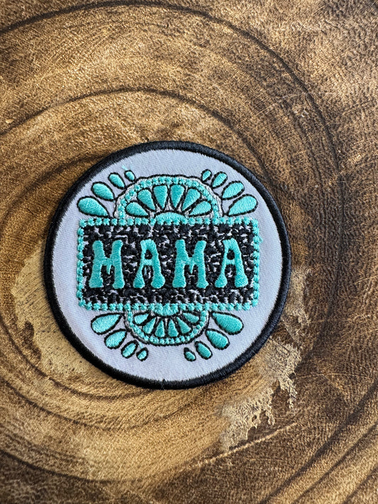 Circle Mama Turquoise Patch