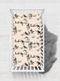 Cream Western Crib Sheet