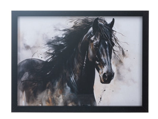 Black Stallion Wall Decor