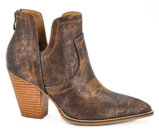Espresso Boot Stitch Bootie