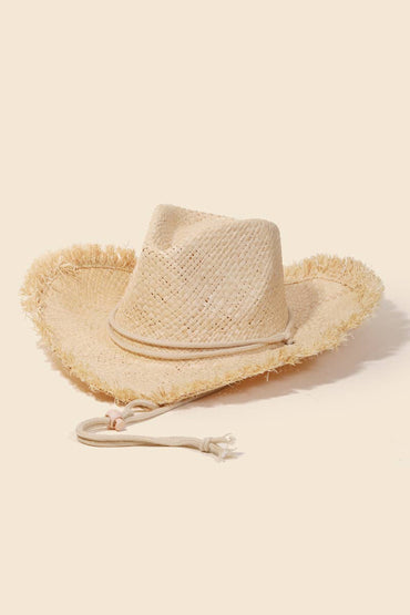 Straw Basket Weave Cowboy Hat