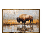 Bison by the Water Decor