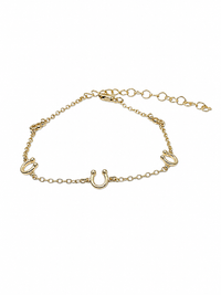 Horseshoe Charm Bracelet