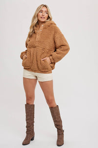 Sherpa Hoodie Pullover
