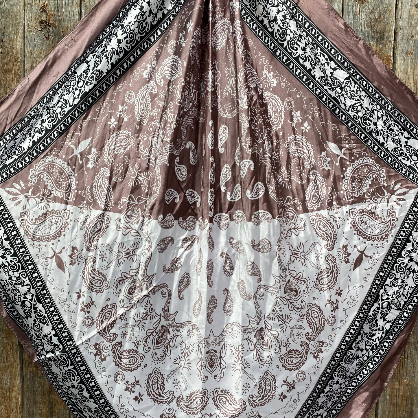 Two Tone Paisley Wild Rag