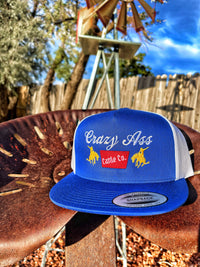 Blue Crazy Ass Cattle Co Hat