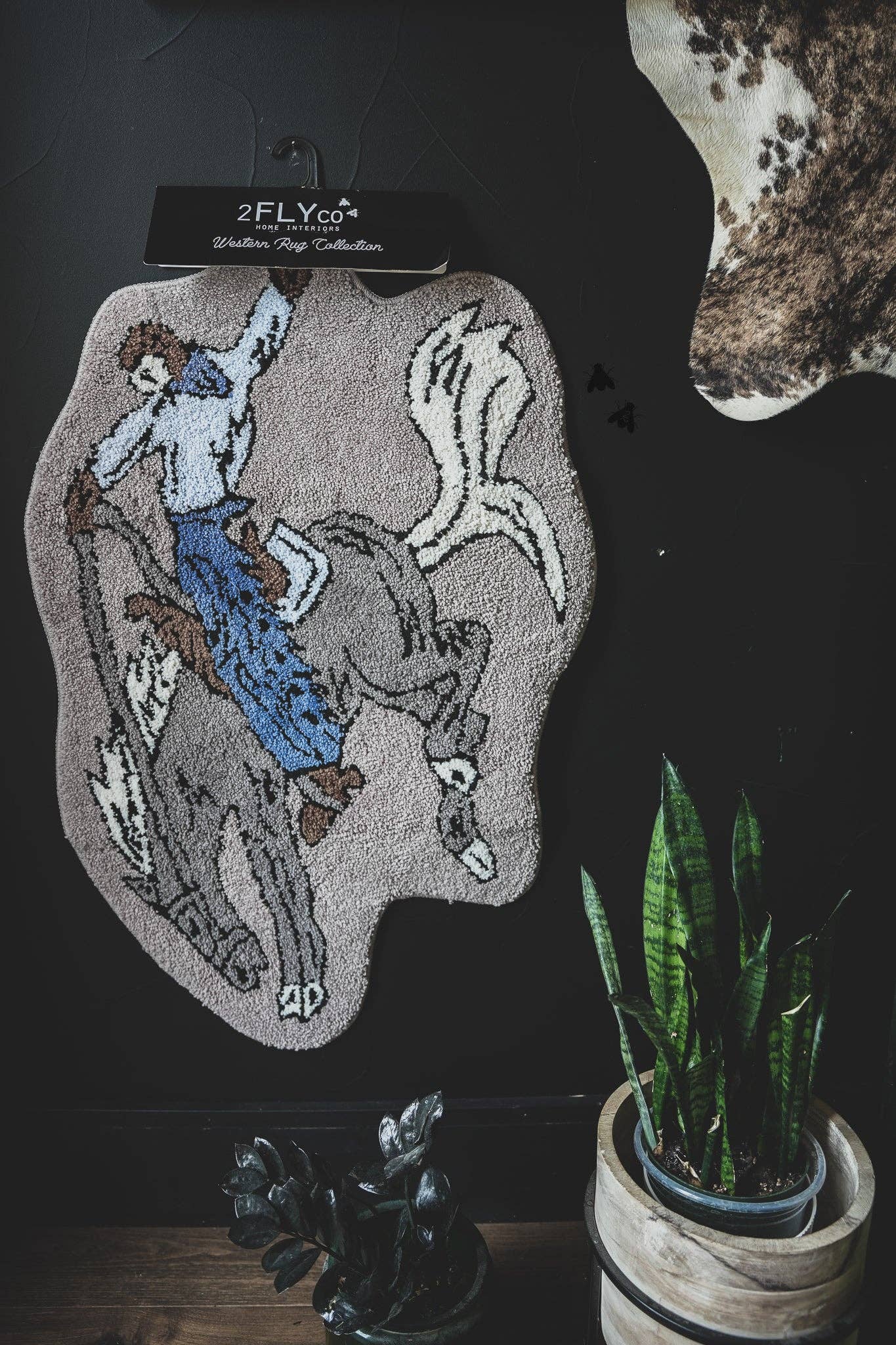 Bronc Buster Rug