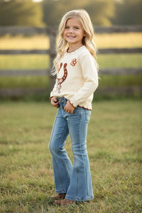 Horseshoe Flower Sweater