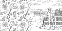 Country Music Coloring Book