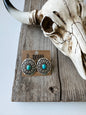 Western Stone Stud Earrings