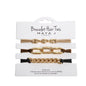 2-in-1 Bracelet Hair Tie Set