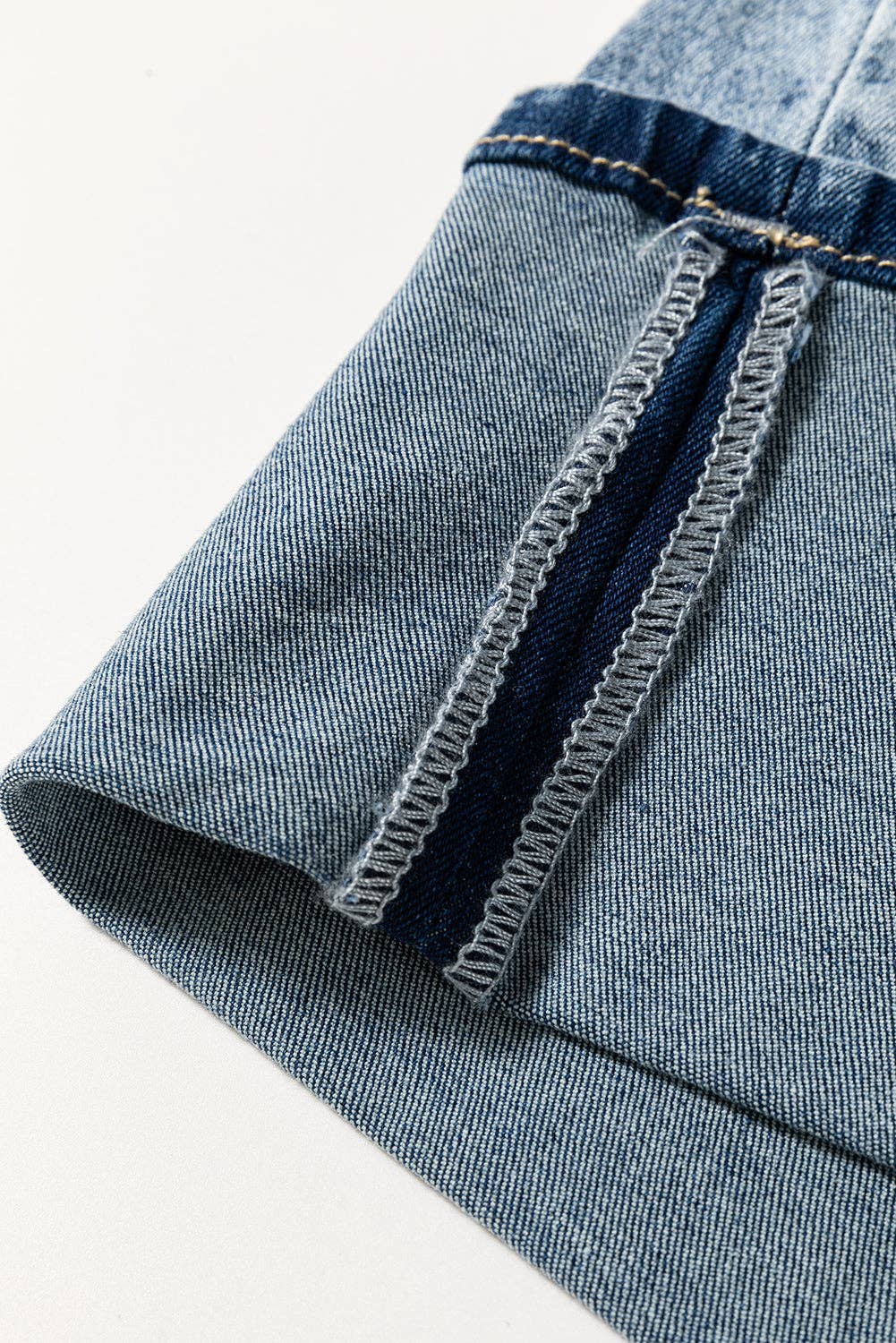 High Rise Button Zip Fly Jeans