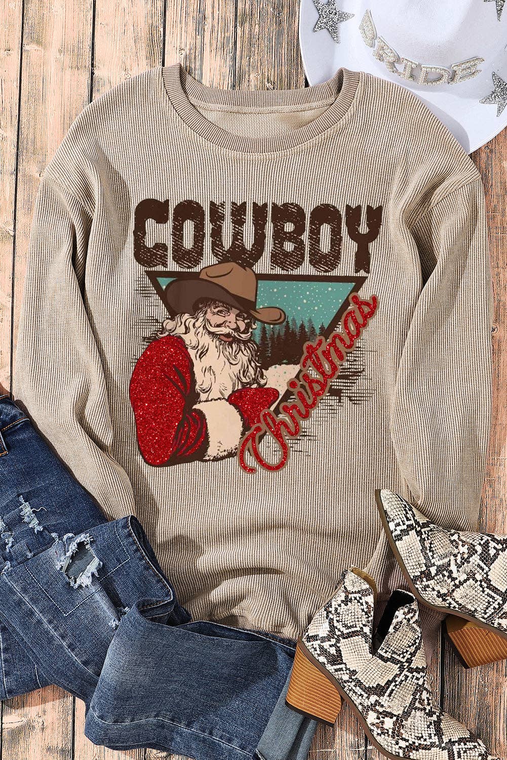 Christmas Cowboy Sweatshirt