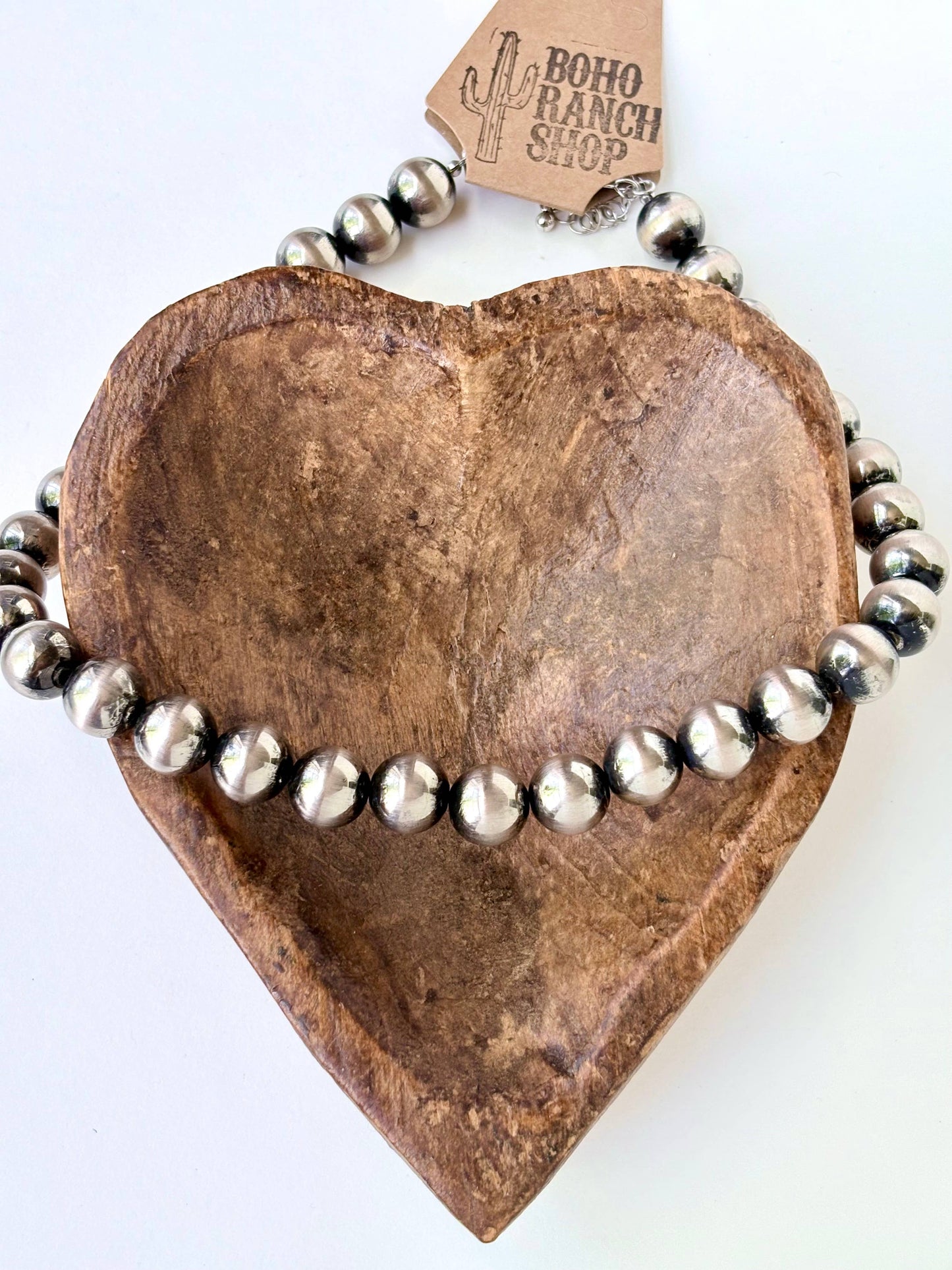 10 MM Beaded Pearl Necklace