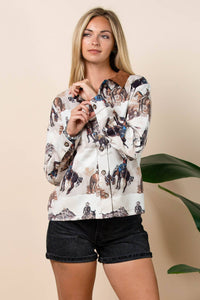 Western Print Jacket
