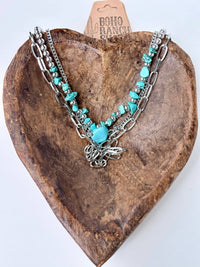 3pc Turquoise Necklace Set
