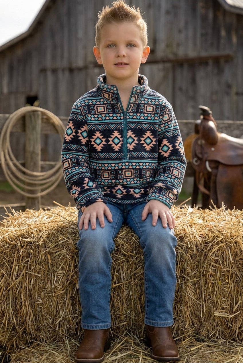 Black & Tan Aztec Sweater