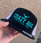 Turquoise Crazy Ass Cattle Co Hat