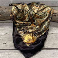 Golden Rod Paisley Wild Rag