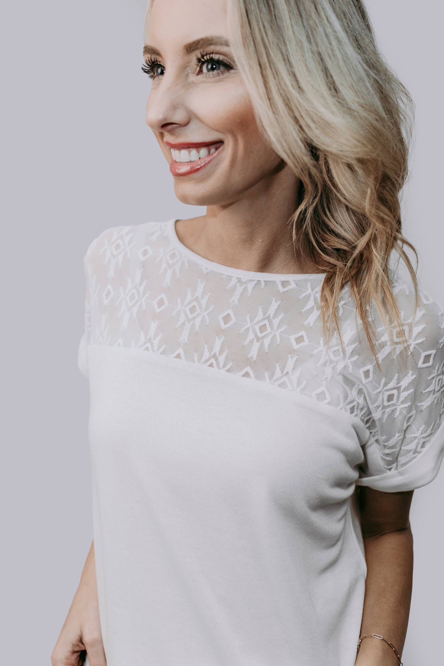 Aztec Lace Top