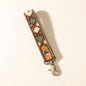 Myra Moonflower Handtooled Leather Keyfob