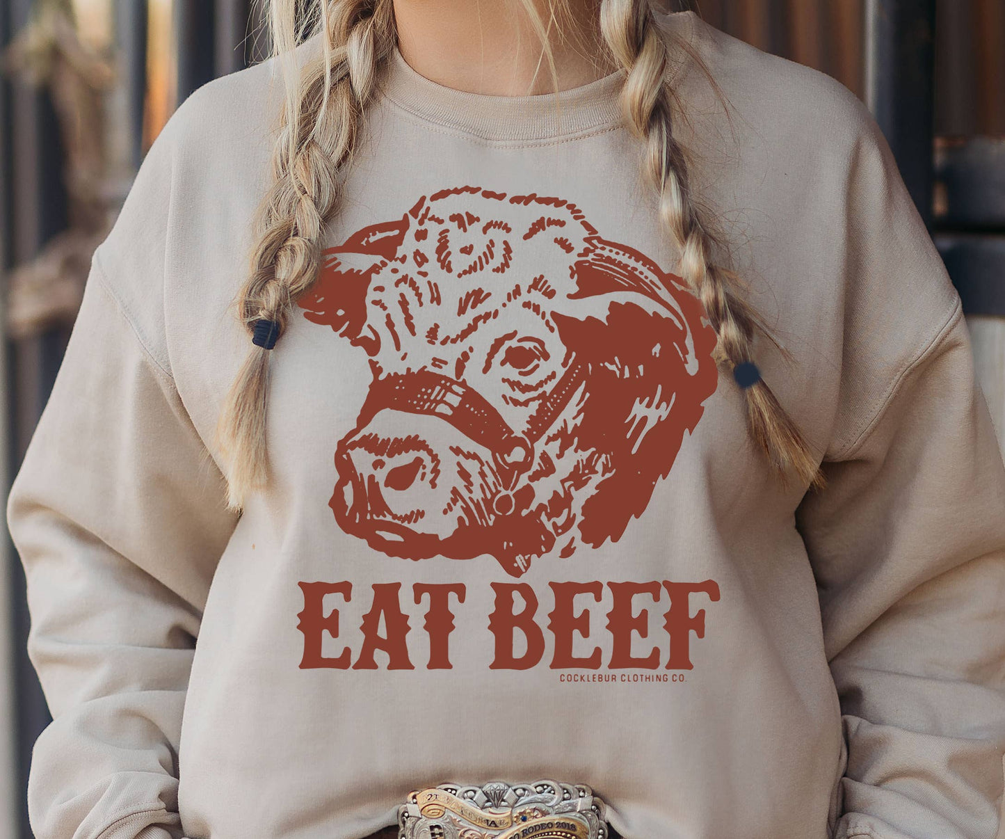 Eat Beef Hereford Crewneck