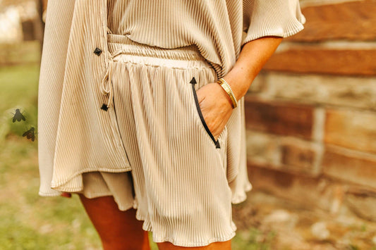 Ace High Taupe Shorts