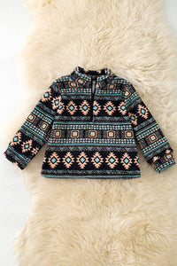 Black & Tan Aztec Sweater