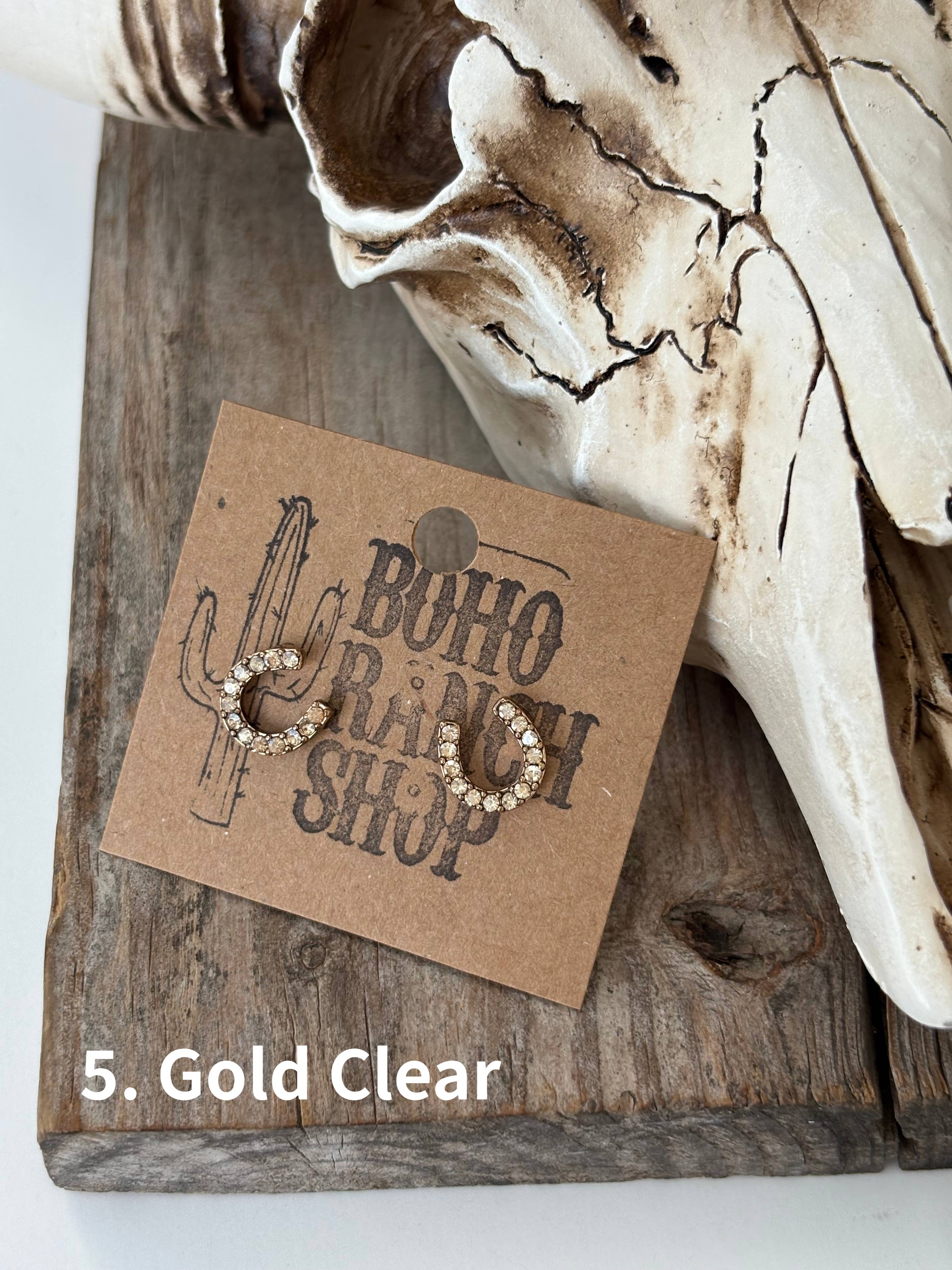 Dainty Horseshoe Earrings