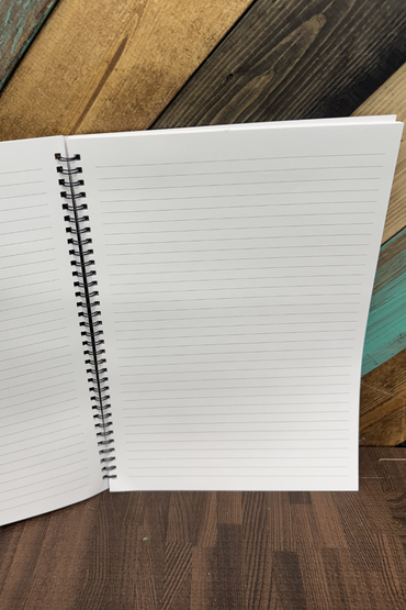Stitched in Black Large Notebook