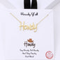 Howdy Word Necklace