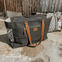 Charlene Cowhide Weekender Bag
