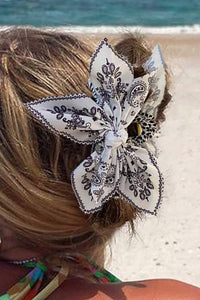 Paisley Bow Knot Hair Clip