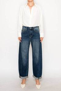 Tapered Relaxed Barrel Jeans