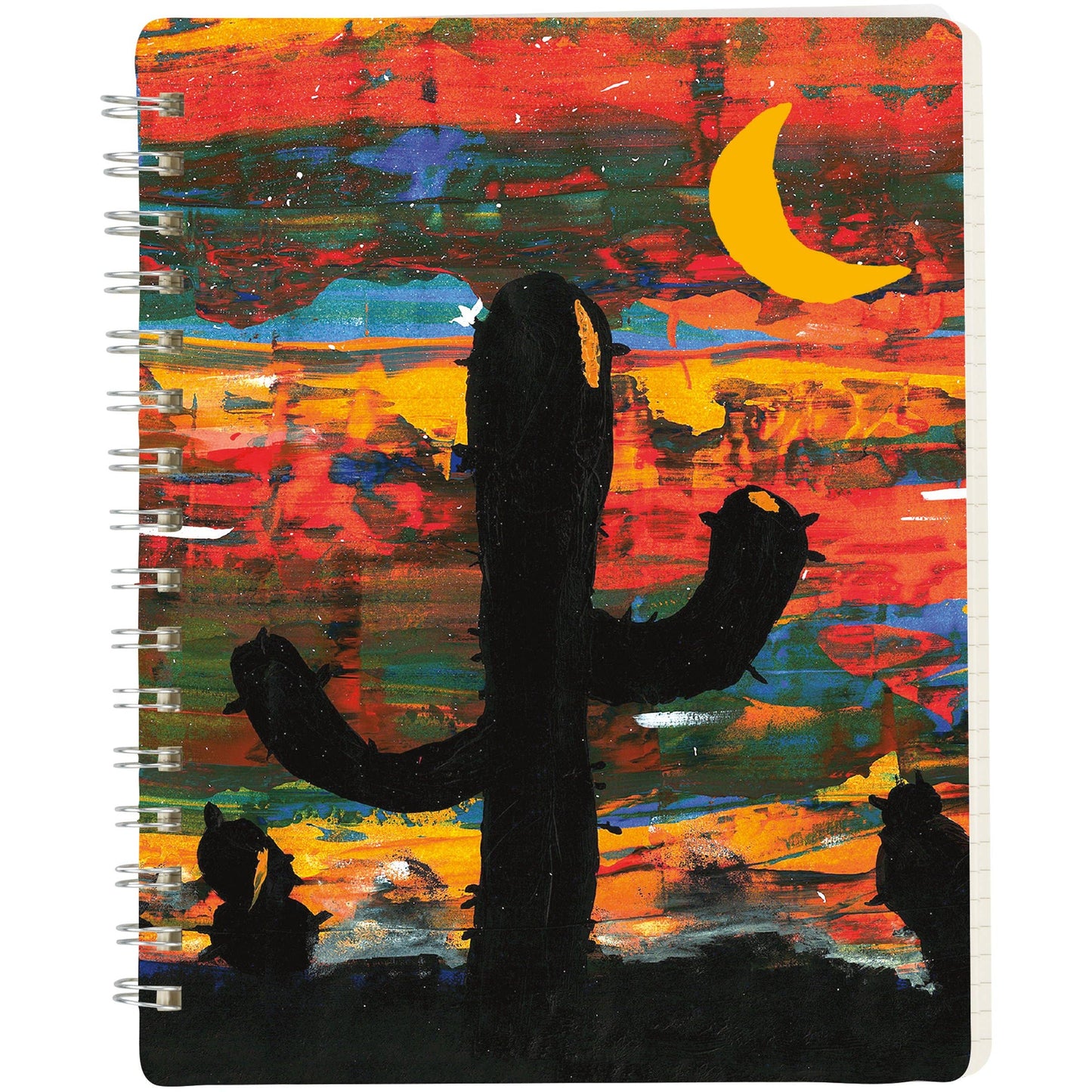 Sunset Cactus Spiral Notebook